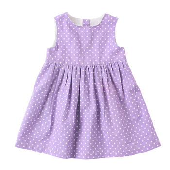 Ponie Conie 童装 夏装2012新款 女婴公主裙 连衣裙 80504 紫底白点 24M