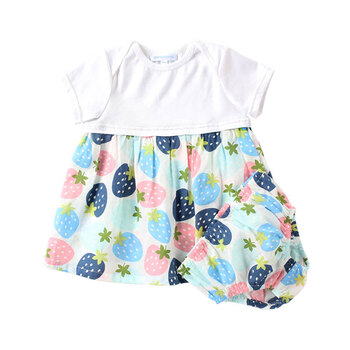 Ponie Conie 童装 夏装2012新款 女婴连衣裙 公主裙 80519 彩色草莓 24M