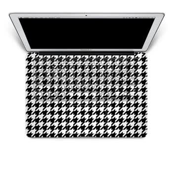SkinAT 苹果笔记本MacBook手托保护贴膜 含键盘 3M材料 黑白小格