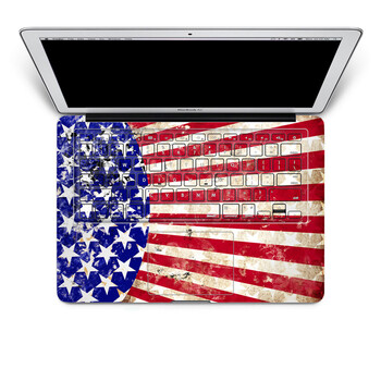 SkinAT 苹果笔记本MacBook手托保护贴膜 含键盘 3M材料 怀念美国 Pro 15 (Retina)