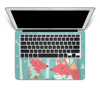 SkinAT 苹果笔记本MacBook手托保护贴膜 不含键盘 3M材料 狐狸过节 Pro 17