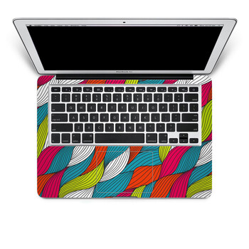 SkinAT 苹果笔记本MacBook手托保护贴膜 不含键盘 3M材料 花纹7 Pro 13