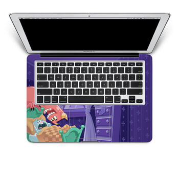 SkinAT 苹果笔记本MacBook手托保护贴膜 不含键盘 3M材料 怪物的玩笑 Pro 17