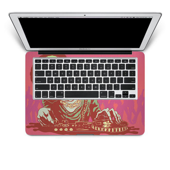SkinAT 苹果笔记本MacBook手托保护贴膜 不含键盘 3M材料 诡异DJ Pro 15