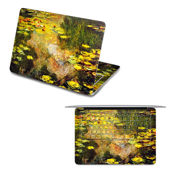 SkinAT 苹果笔记本MacBook全套保护贴膜 3M材料 睡莲2 Pro 13