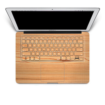 SkinAT 苹果笔记本MacBook手托保护贴膜 含键盘 3M材料 木纹_6 Pro 15 (Retina)