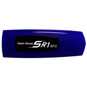 十铨科技（Team）USB3.0 SR1 前卫时尚跑车外壳 32GB U盘 蓝色