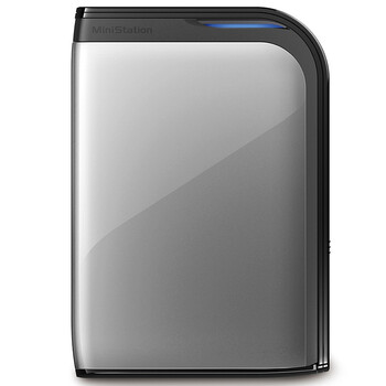 巴法络（BUFFALO) 2.5寸 移动硬盘 USB3.0 HD-PZ1.0U3S-CH 1TB（银色）