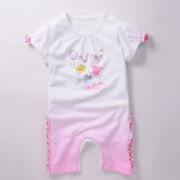 Dr.Frog 2012新款夏装婴幼儿连体衣DAA662064 白色 80