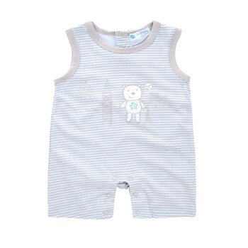 Dr.Frog 2012夏装新款婴幼儿宝宝爬爬装DAA662229 浅蓝色 80