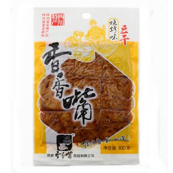 香香嘴 烧烤味豆干 100g*7袋