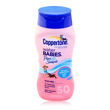 Coppertone水宝宝 新装无泪无香纯净防晒乳SPF50 隔离防晒霜 237ml