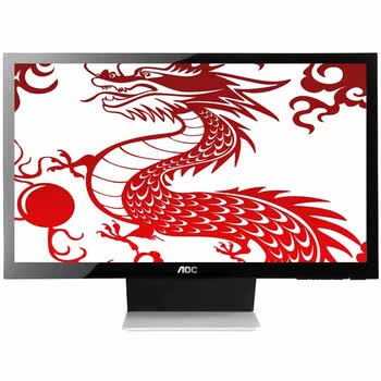 冠捷（AOC）E2062V/BW 20英寸宽屏LED背光显示器（黑白）