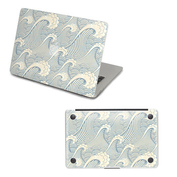 SkinAT 苹果笔记本MacBook外壳及底部保护贴膜 3M材料 浪打浪 Pro 17