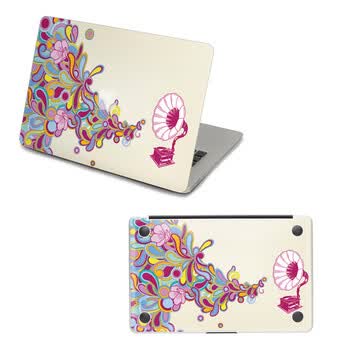 SkinAT 苹果笔记本MacBook外壳及底部保护贴膜 3M材料 恋恋留声机 Air 11