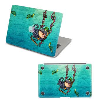 SkinAT 苹果笔记本MacBook外壳及底部保护贴膜 3M材料 奇幻之旅四 Pro 15