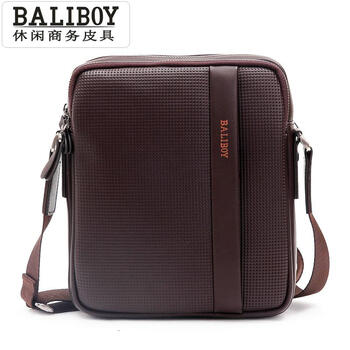 BALIBOY/芭黎王子真皮男包休闲单肩斜挎包加厚相机包韩版轻便多功能皮包