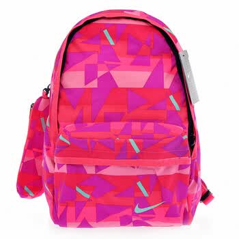 耐克 Nike BA4372-033 289 446 663儿童基础背包 儿童双肩包 儿童书包 外挂笔袋 迷彩红 均码