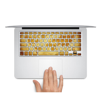 SkinAT MacBook苹果笔记本 iMac 键盘贴膜 保护贴 键盘膜 贴纸 藏宝图 Pro 15 (Retina)