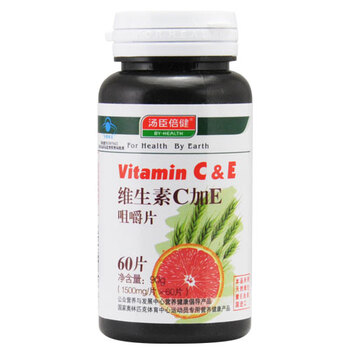 汤臣倍健维生素C加E咀嚼片1500mg/片×60片 同补VC+VE