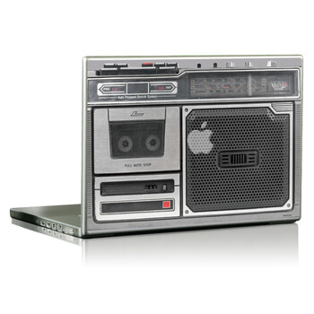 SkinAT 苹果笔记本MacBook外壳A面保护贴膜 3M材料 卡带录音机 Pro 15 (Retina)