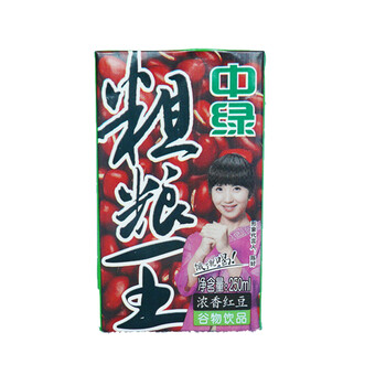 中绿 粗粮王浓香红豆250mlx16盒（简装）/箱