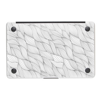 SkinAT 苹果笔记本MacBook底部保护贴膜 浅灰麻花 Pro 15 (Retina)