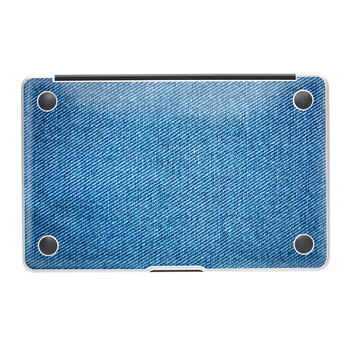 SkinAT 苹果笔记本MacBook底部保护贴膜 3M材料 蓝色牛仔布 Pro 15 (Retina)
