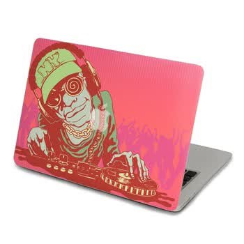 SkinAT 苹果笔记本MacBook外壳A面保护贴膜 3M材料 诡异DJ Air 13 2008/09