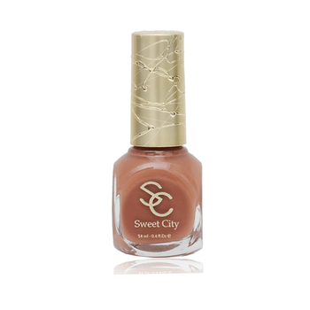 法国正品Sweet City环保漆光指甲油14ml 意大利奶咖MM035