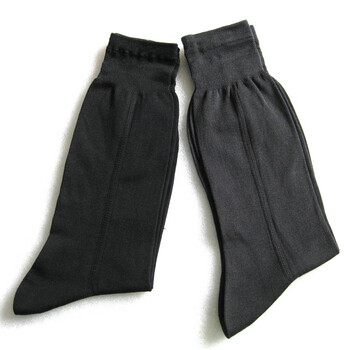 ON21 4双装男士丝光棉条纹提花休闲商务袜 H33 颜色随机 25-27CM