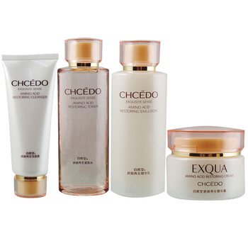 自然堂CHCEDO 娇颜再生系列 四件套装 洗+水+乳+霜 保湿 补水 美白 抗皱