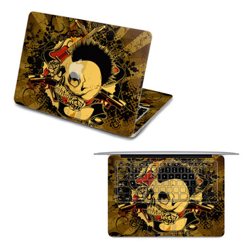 SkinAT 苹果笔记本MacBook全套保护贴膜 3M材料 狂野骷髅 Air 11