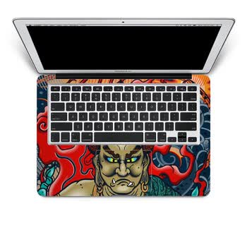 SkinAT 苹果笔记本MacBook手托保护贴膜 不含键盘 3M材料 鬼神 Air 13 2011款