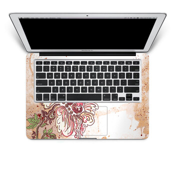 SkinAT 苹果笔记本MacBook手托保护贴膜 不含键盘 3M材料 花的粉 Pro 13
