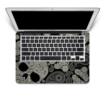 SkinAT 苹果笔记本MacBook手托保护贴膜 不含键盘 3M材料 花纹骷髅 Pro 13