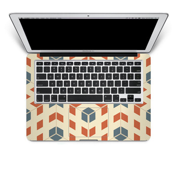 SkinAT 苹果笔记本MacBook手托保护贴膜 不含键盘 3M材料 几何菱形 Pro 15