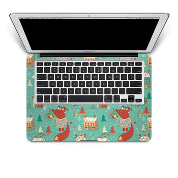 SkinAT 苹果笔记本MacBook手托保护贴膜 不含键盘 3M材料 狐狸小线 Pro 13