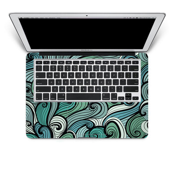 SkinAT 苹果笔记本MacBook手托保护贴膜 不含键盘 3M材料 花纹9 Pro 13