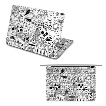 SkinAT 苹果笔记本MacBook全套保护贴膜 3M材料 手绘生活 Air 13 2011款