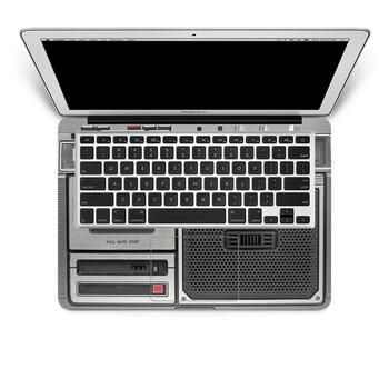 SkinAT 苹果笔记本MacBook手托保护贴膜 不含键盘 3M材料 卡带录音机 Air 11