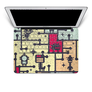 SkinAT 苹果笔记本MacBook手托保护贴膜 含键盘 3M材料 机械联盟 Pro 15 (Retina)