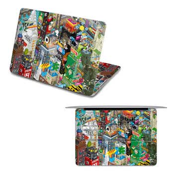 SkinAT 苹果笔记本MacBook全套保护贴膜 3M材料 像素画15 Air 11