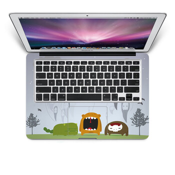 SkinAT 苹果笔记本MacBook手托保护贴膜 不含键盘 3M材料 三只小怪兽 Pro 15 (Retina)