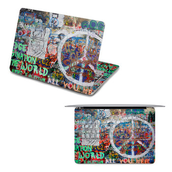 SkinAT 苹果笔记本MacBook全套保护贴膜 3M材料 涂鸦墙1 Air 13 2011款
