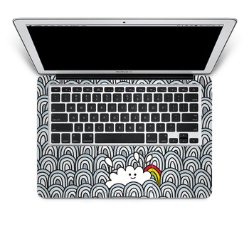 SkinAT 苹果笔记本MacBook手托保护贴膜 不含键盘 3M材料 云彩的生活 Pro 15 (Retina)
