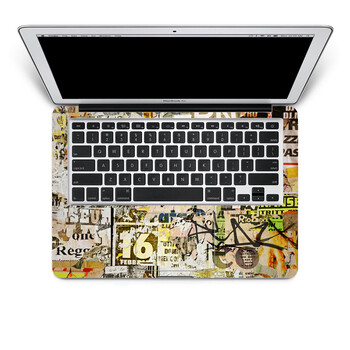 SkinAT 苹果笔记本MacBook手托保护贴膜 不含键盘 3M材料 招贴墙 Pro 15 (Retina)