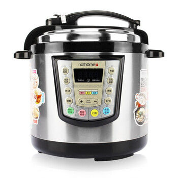 北欧欧慕（nathome）电压力锅 6L 不锈钢LED电脑版 NDY1060H