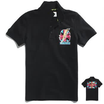 Giordano佐丹奴BSX Polo 男疯狂派对小丑印花POLO 04012018 黑色 L