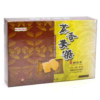 天福茶食品 乌龙茶口味 茶香姜糖 250g*3盒装